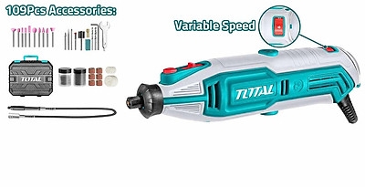 MÁY MÀI KHUÔN MINI 3.2MM-130W (KÈM PHỤ KIỆN) TOTAL - TG513326