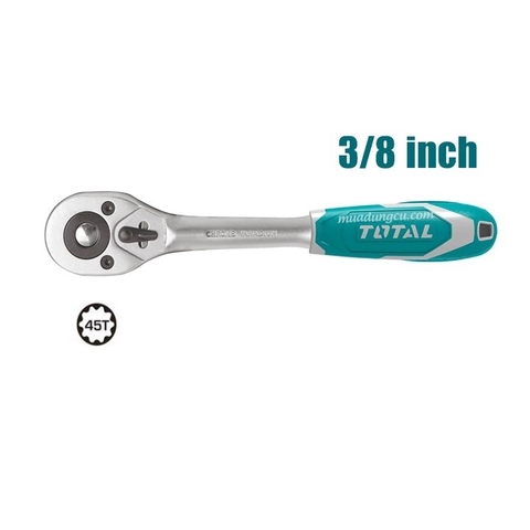 CẦN SIẾT 2 CHIỀU 3/8INCH 45R 205MM TOTAL - THT106386