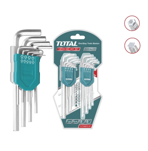 BỘ LỤC GIÁC BÔNG 18 CHÌA 1.5MM - 10MM TOTAL - THT106KT0181