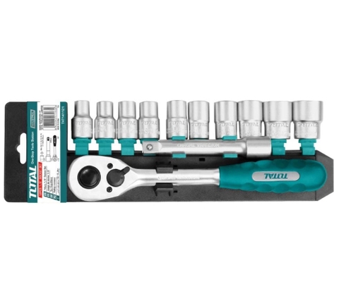 BỘ SOCKET 1/2INCH CẦN 2 CHIỀU 12 MÓN TOTAL - THT141121