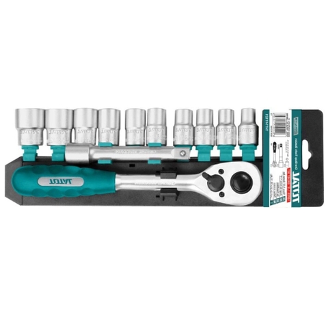 BỘ SOCKET 1/2INCH CẦN 2 CHIỀU 12 MÓN TOTAL - THT141121
