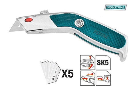 DAO RỌC ĐA NĂNG 61X19MM (KÈM 5 LƯỠI) TOTAL - THT512614