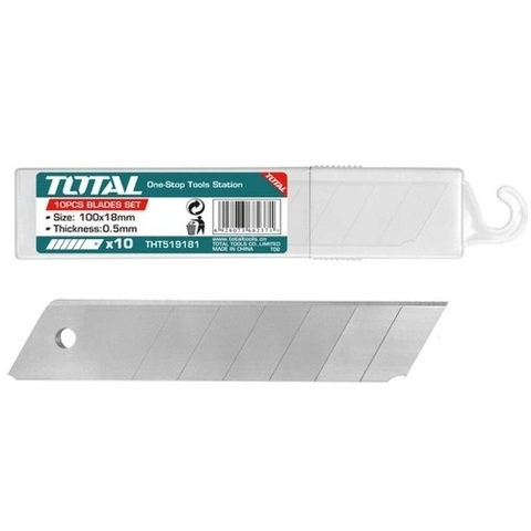 LƯỠI DAO RỌC GIẤY (18MM X 100MM) TOTAL - THT519181