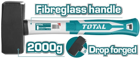 BÚA TẠ ĐẦU VUÔNG 2KG TOTAL - THT7220006