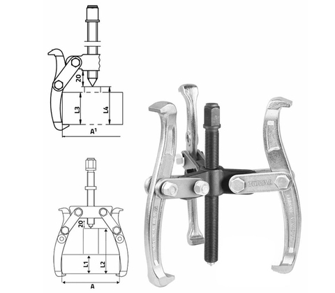 CẢO 3 CHẤU 3INCH 3000KG TOTAL - THTGP336