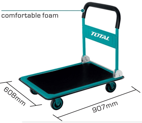 XE ĐẨY HÀNG BẰNG TAY (XẾP LẠI ĐƯỢC 300KG) TOTAL - THTHP13002
