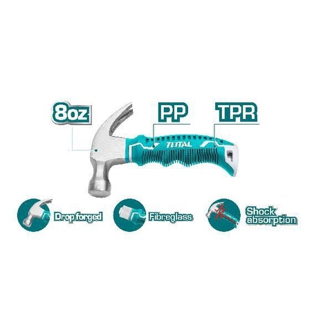 BÚA NHỔ ĐINH MINI 8OZ 220G TOTAL - THCH61008D