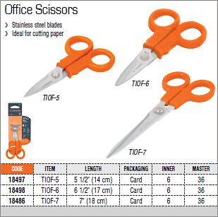 KÉO VĂN PHÒNG 17CM (18498) TRUPER - TIOF-6