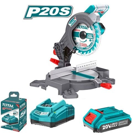 MÁY CẮT NHÔM DÙNG PIN LITHIUM-ION 20V TOTAL ( KHÔNG KÈM PIN VÀ SẠC) - TMS2001