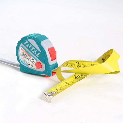 THƯỚC KÉO THÉP NỀN VÀNG CAO CẤP 3MX16MM TOTAL - TMT126031