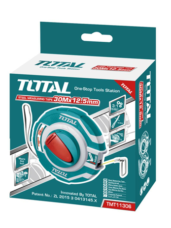 THƯỚC DÂY SỢI THÉP 30MX12.5MM TOTAL - TMT11306