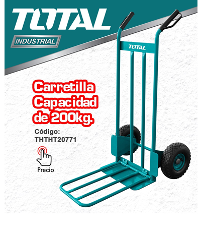 XE ĐẨY HÀNG 200KG (2 BÁNH XE) TOTAL - THTHT20771