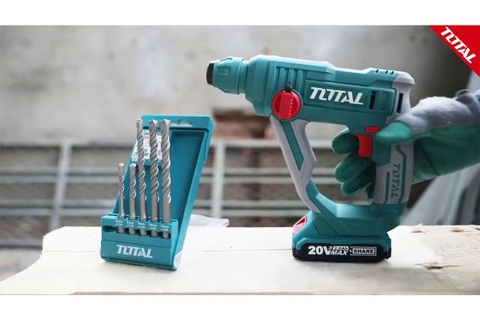 MÁY KHOAN BÊ TÔNG DÙNG PIN LITHIUM 20V (KHÔNG KÈM PIN SẠC) TOTAL - TRHLI1601