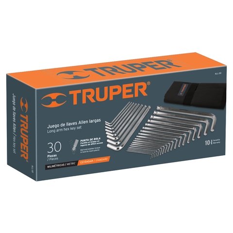 BỘ LỤC GIÁC 30 CHI TIẾT HỆ IN TRUPER - ALL-30