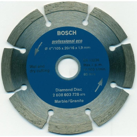 105mm Đĩa cắt đá Granite Bosch 2 608 603 728.