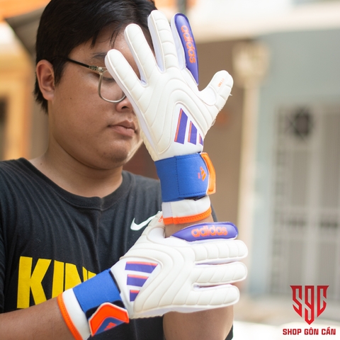 Găng Tay Thủ Môn Adidas Copa Pro 2024 - Trắng/Xanh Dương