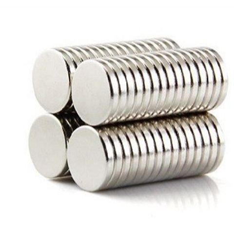 Nam châm đất hiếm tròn 9x2mm ko lỗ