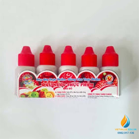 Màu thực phẩm, đóng chai khoảng 10ml, nhiều màu khắc nhau, màu thực phẩm