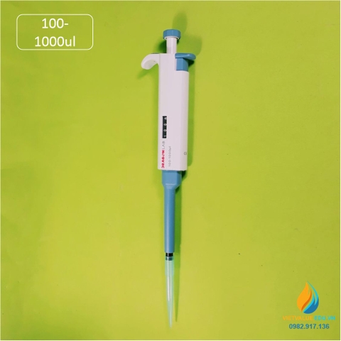 Micropipette Biologix Mỹ, phạm vi bơm hút từ 0 đến 1000ul, độ chính xác cao