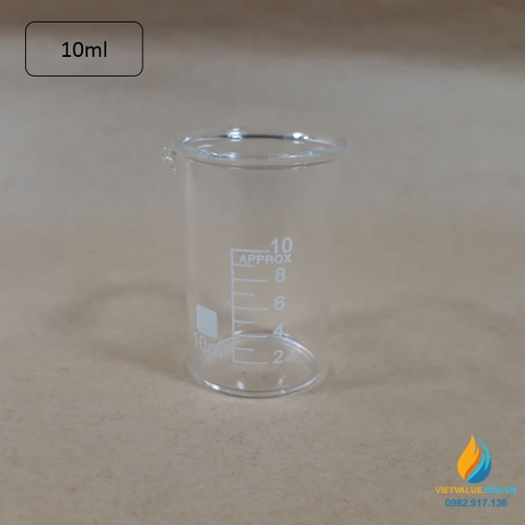 Cốc đong thủy tinh có vạch chia, dung tích 400ml, có mỏ, chịu nhiệt độ cao