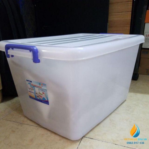Thùng nhựa có nắp, dung tích 30 lít, thùng nhựa đựng dụng cụ, mẫu vật
