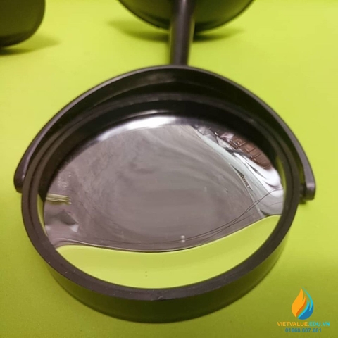 Gương cầu lồi, có chân đế, viền nhựa đường kính 10cm.