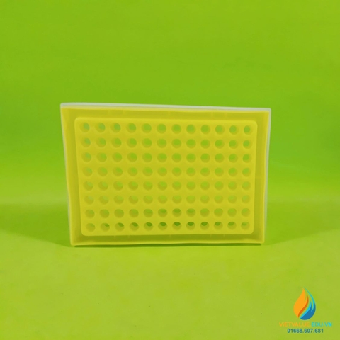 Hộp đựng đầu tip 100ul 96 lỗ kích thước 12*8.5*6.5cm, dụng cụ phòng thí nghiệm