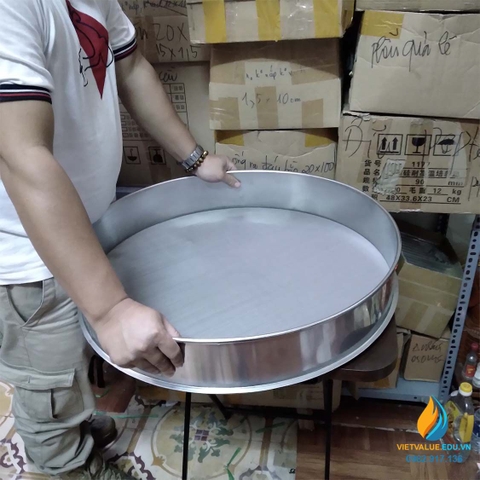 Sàng rây đường kính 60cm, kích thước lỗ 0,25mm