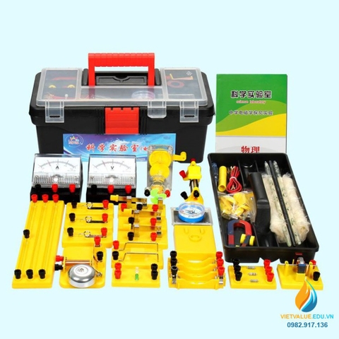 Bộ lắp ráp mạch điện thực hàng vật lý 9, gồm 38 món, nhựa ABS cao cấp