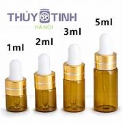 Chai tinh dầu hạt Inox 5ml, chai thủy tinh lưu mẫu, chai lọ đựng mẫu