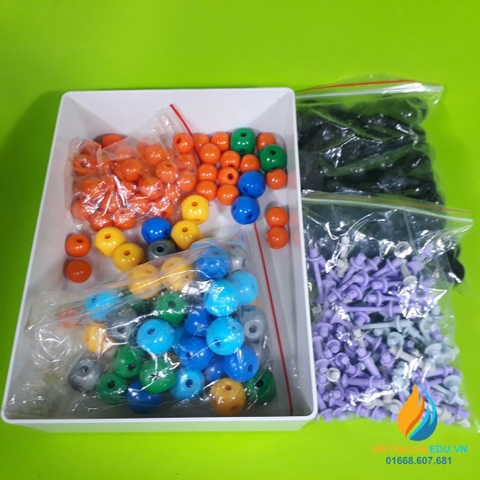 Mô hình lắp ghép phân tử hóa học, dạng đặc, cỡ nhỏ
