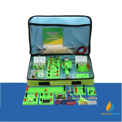 Bộ lắp ráp mạch điện thực hàng vật lý 9, gồm 38 món, nhựa ABS cao cấp