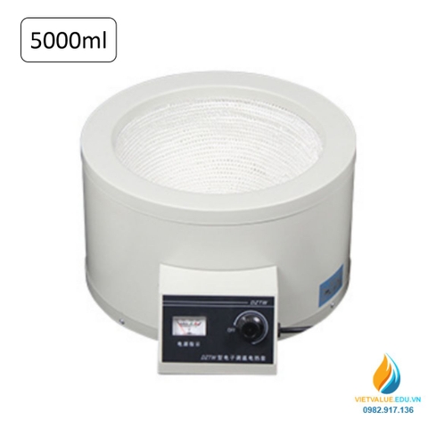 Bếp đun bình cầu 5000ml, công suất 1000W, nhiệt độ ủ 380 độ C, hãng Lichen, chỉnh cơ