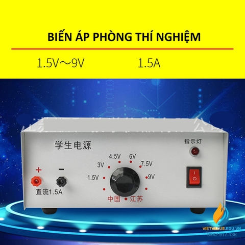 Biến áp 1 chiều, giới hạn điện áp từ  0V đến 10,5V