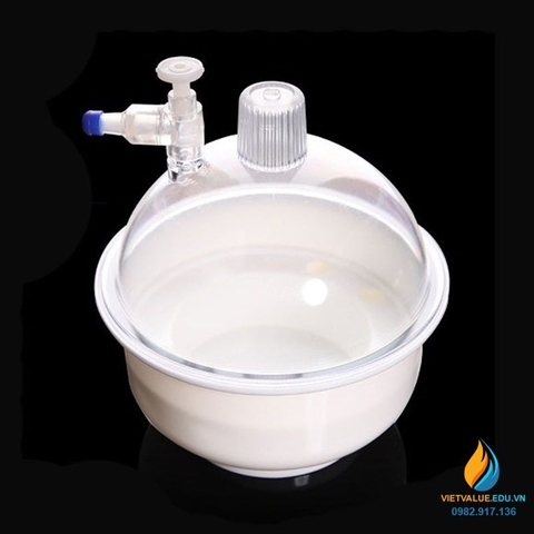 Bình hút ẩm chân không nhựa PP 250mm