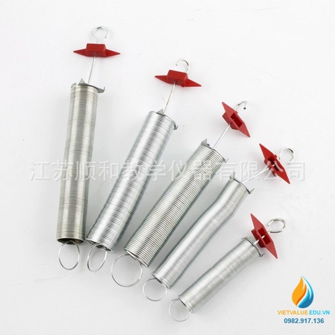 Bộ 5 lò xo thí nghiệm cơ học, độ cứng 5N, 3N, 2N, 1N, 0.5N
