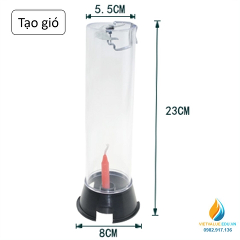 Bộ dụng cụ thực nghiệm sự hình thành của gió, dụng cụ dạy học môn khoa học tự nhiên tiểu học