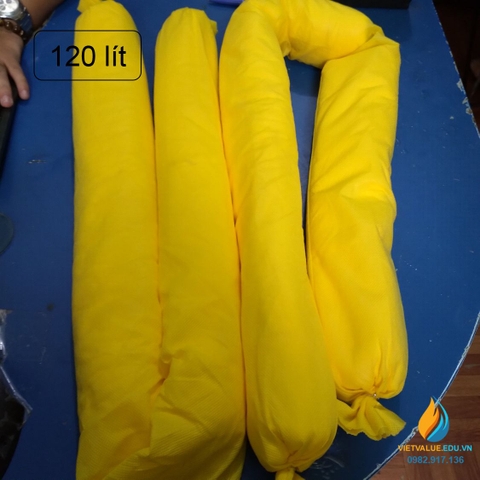 Bộ ứng cứu axit tràn vải khẩn cấp, dung tích 120 lít, vật liệu thấm hút Australia