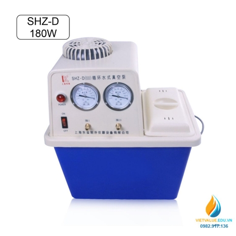 Bơm chân không model SHZ-D công suất 180W, lưu lượng bơm 10 lít/ phút