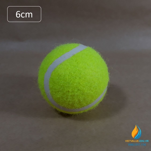 Quả bóng tennis đường kính 6cm, bóng tennis môn học thể thao cho học sinh tiểu học