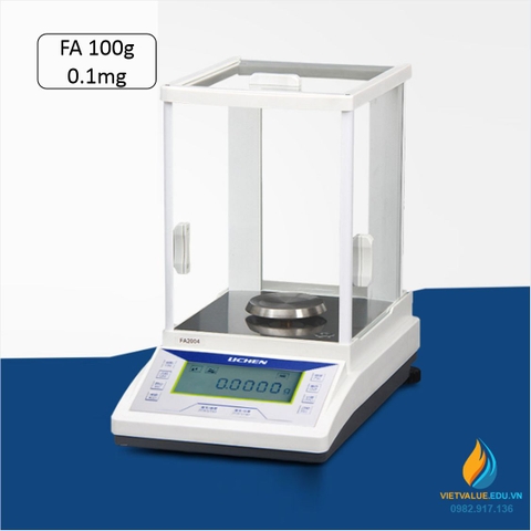 Cân phân tích điện tử Lichen model FA1004 loại 100g  mức cân 0,0001g