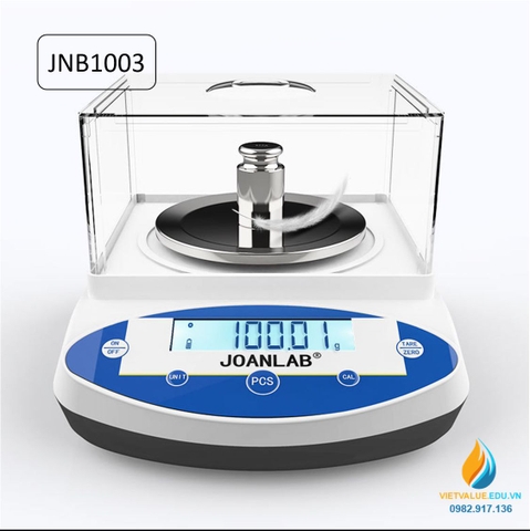 Cân điện tử Joan Lab JNB1003 hiển thị LCD, mức cân 100 gam, độ chia 0.001 gam