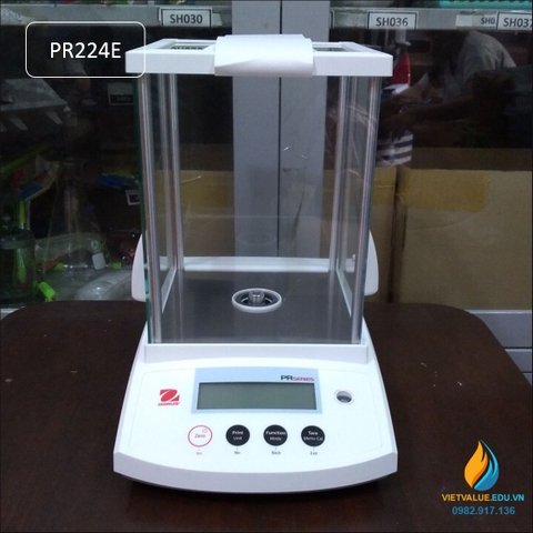 Cân kỹ thuật Model PR223E giới hạn 220 gam, độ chia 0.001 gam, cân 3 số lẻ