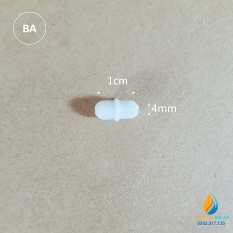Cá từ khuấy hóa chất phòng thí nghiệm, loại có cạnh BA10, dài 10mm