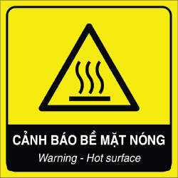 Biển cảnh báo nóng nhiệt độ cao