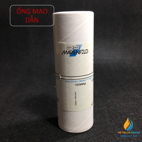 Ống mao dẫn, ống mao dẫn thí nghiệm