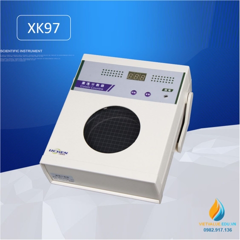 Bộ đếm lạc khuẩn XK97 bán tự động, công suất 16W, giới hạn từ 0 đến 999