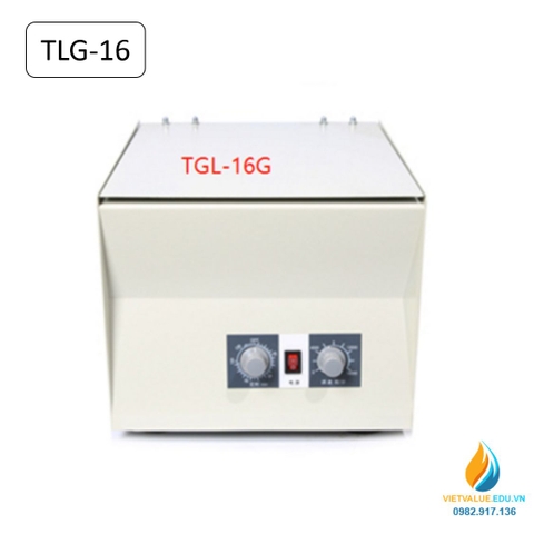 Máy ly tâm Jin Yan model TGL-16 điện áp 220V, 85W, tốc độ tối đa 1600 rpm