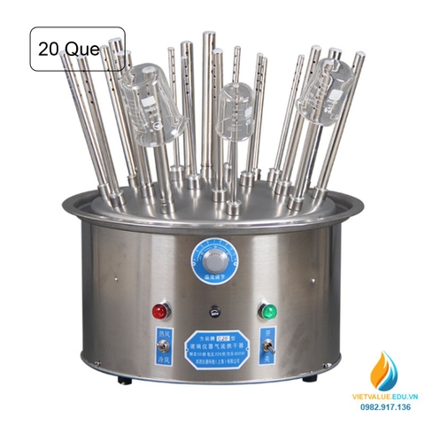 Máy sấy khô dụng cụ thí nghiệm, nhiệt độ mã 120 độ C, 20 que cắm sấy