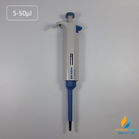 Micropipette 5-50μl đơn kênh Lichen, micropipet hút phòng thí nghiệm